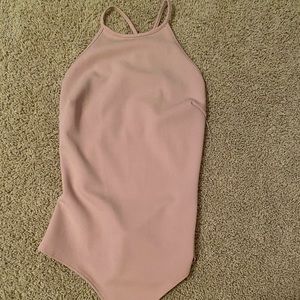 Mauve Halter Body Suit